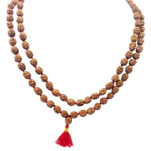 Char Mukhi Rudraksh Mala Beads (108 Beads)