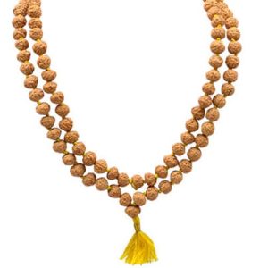 Chhah Mukhi Rudraksha Mala, 10mm (108 Beads)