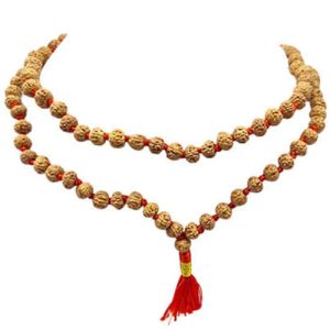 Chhah Mukhi Rudraksha Mala, 6mm (108 Beads)