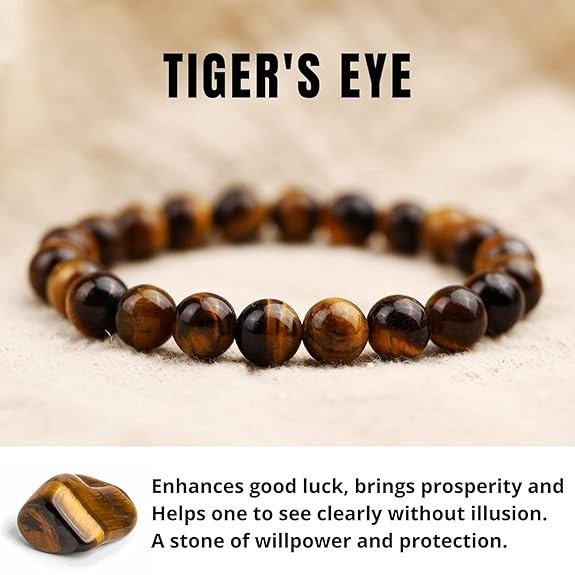 Natural Tiger Eye Bracelet - Image 6