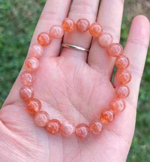 Natural Sunstone Bracelet for Positivity, Confidence & Success - Image 2