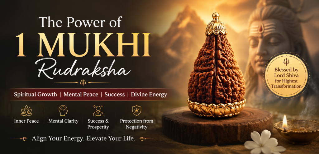 The Power of 1 Mukhi Rudraksha: Benefits & Spiritual Meaning