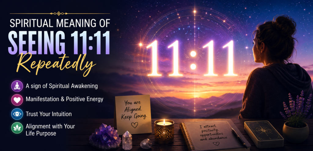 Spiritual Meaning of Seeing 11:11 Repeatedly