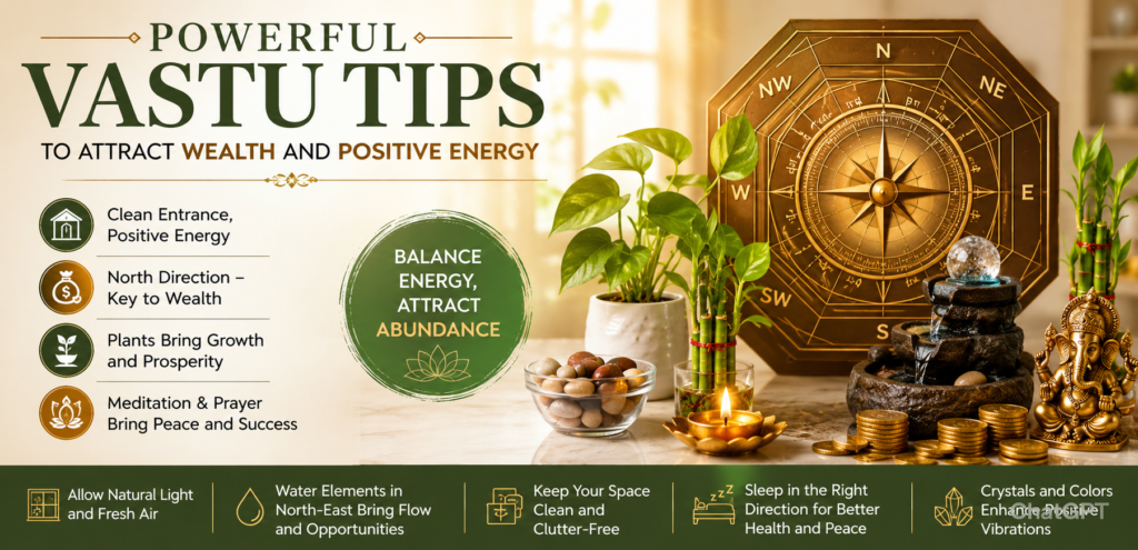Powerful Vastu Tips to Attract Wealth, Prosperity & Positive Energy