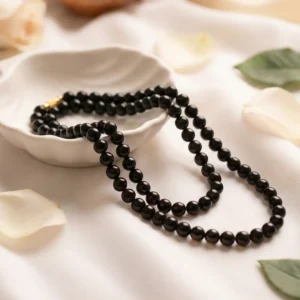 Black Obsidian Mala for Protection, Focus & Positive Energy