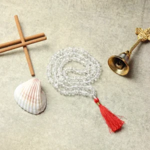 Crystal Sphatik Japa Mala for Peace, Meditation & Positive Energy