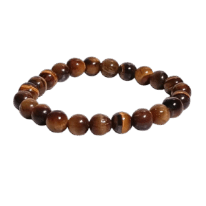 Premium Natural Tiger Eye Bracelet for Confidence, Protection & Success