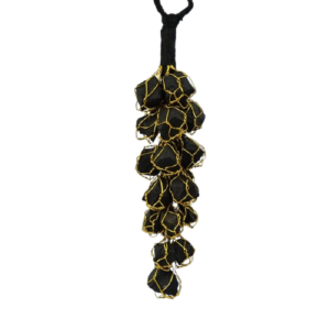 Black Tourmaline Hanging – Protection, Grounding & Positive Energy Décor