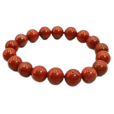 Natural Red Jasper Bracelet for Strength, Stability & Grounding Energy