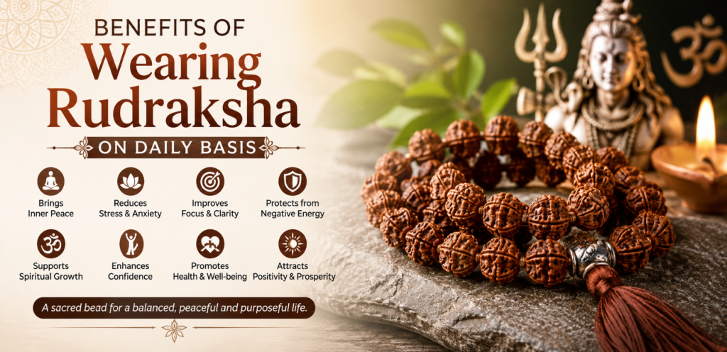 Benefits of Wearing Rudraksha Daily