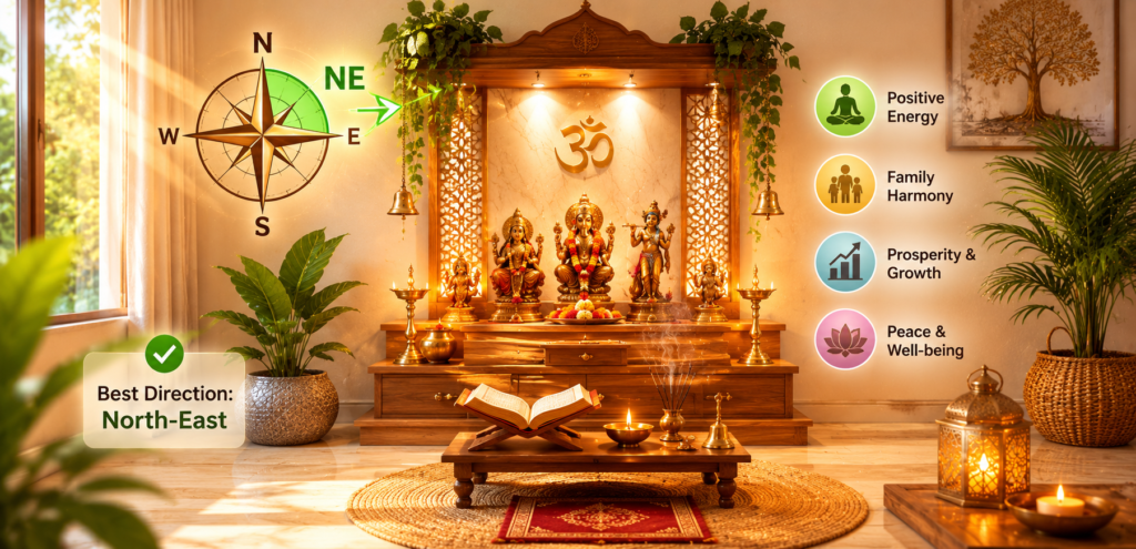 Best Temple Direction at Workplace and Home According to Vastu