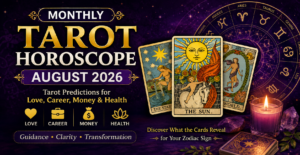 Monthly Tarot Horoscope – August 2026: Tarot Predictions for Love, Career, Money & Health